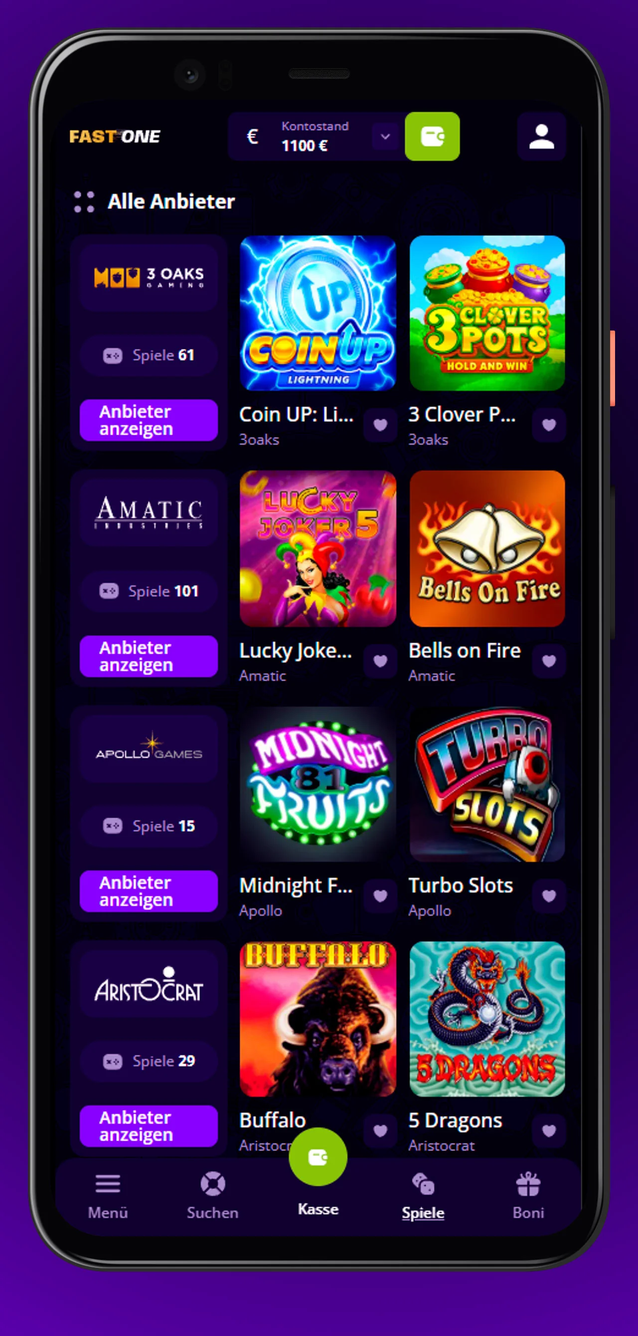 spiele fast one casino app